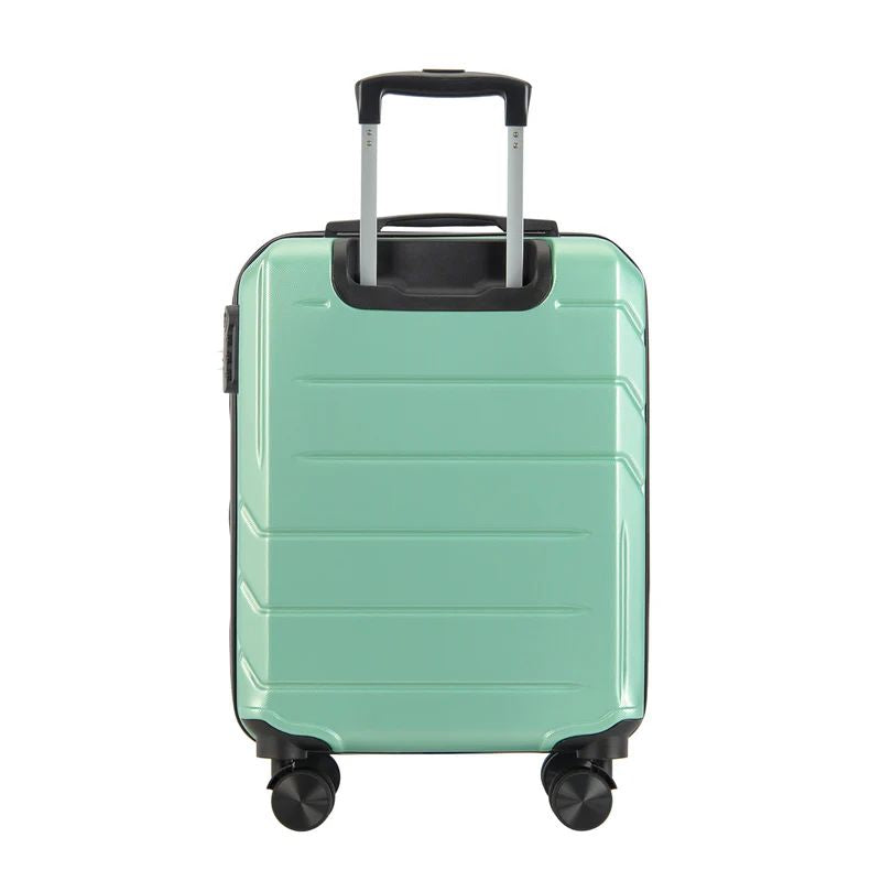 Valiză de cabină cu 4 roți BONTOUR „Spinner” 55x39x20cm, Verde pudră