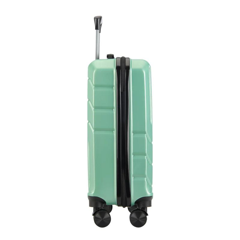 Valiză de cabină cu 4 roți BONTOUR „Spinner” 55x39x20cm, Verde pudră