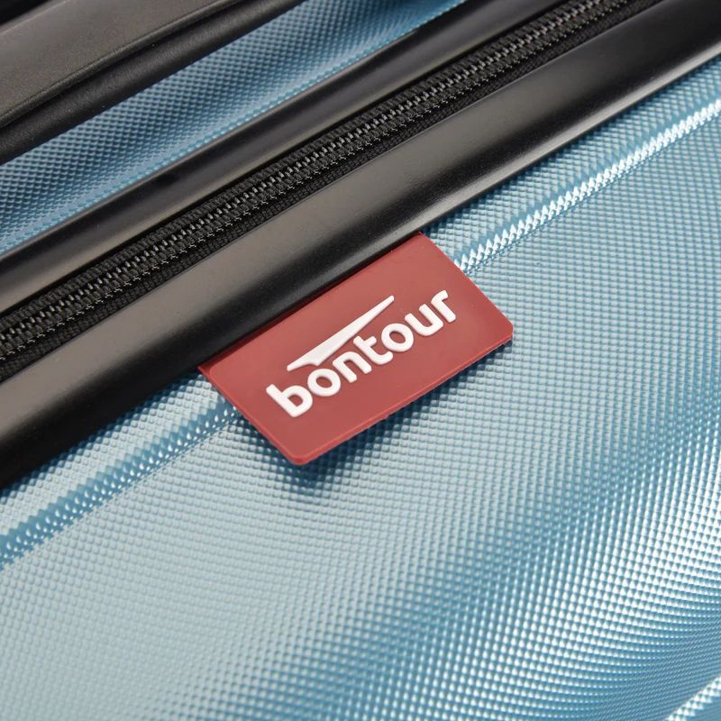 Valiză de cabină cu 4 roți BONTOUR „Spinner” 55x39x20cm,iceblue