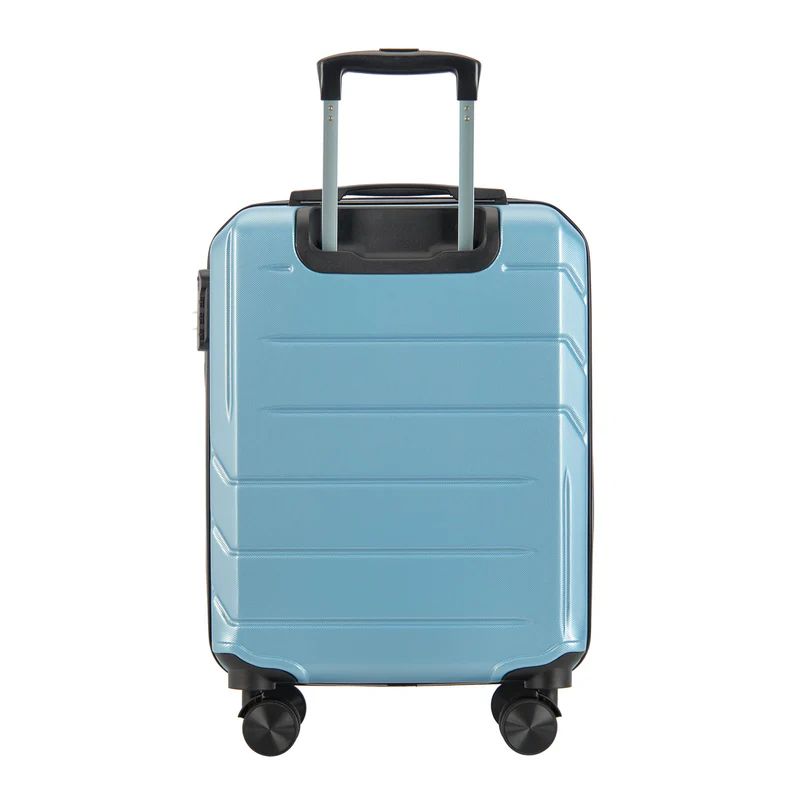 Valiză de cabină cu 4 roți BONTOUR „Spinner” 55x39x20cm,iceblue