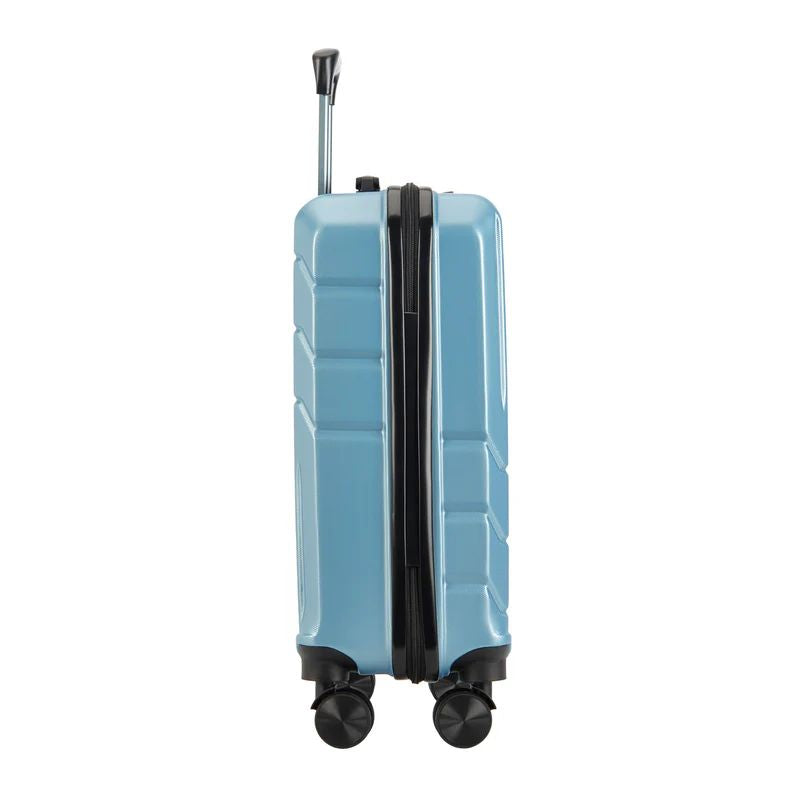 Valiză de cabină cu 4 roți BONTOUR „Spinner” 55x39x20cm,iceblue