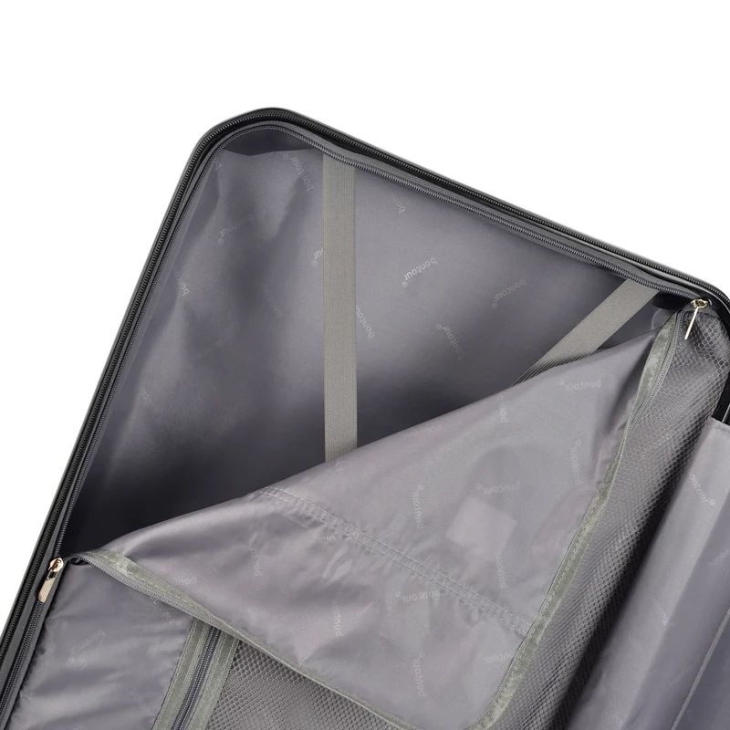 Valiză de cabină cu 4 roți BONTOUR „Spinner” 55x39x20cm,iceblue