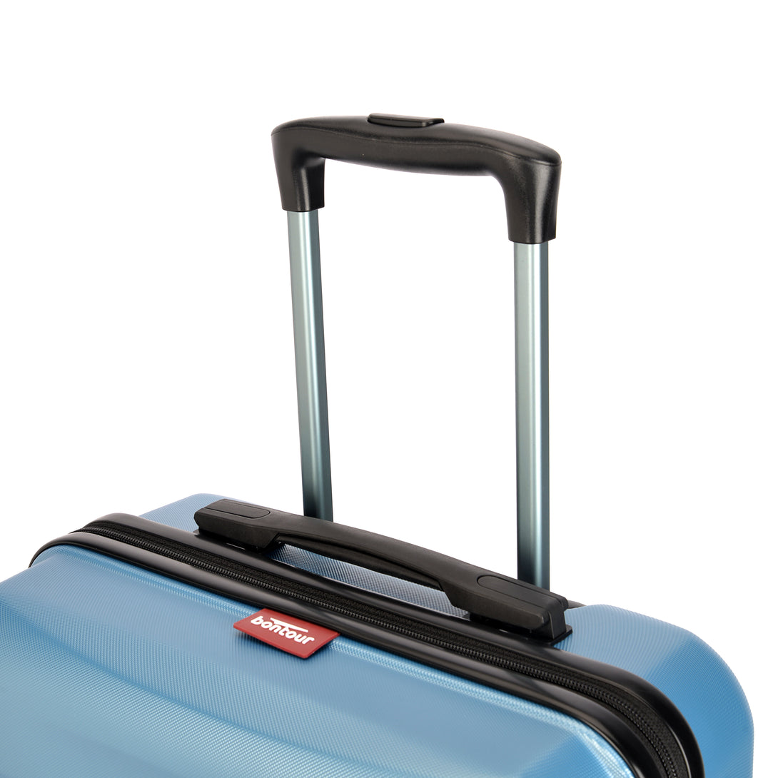 Valiză de cabină cu 4 roți BONTOUR "WAVE" 55x39x20cm, iceblue