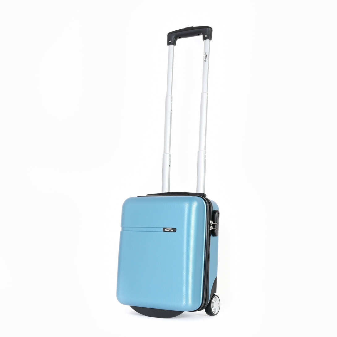 Valiză de mână Bontour 40x30x20cm, bagaj de mână WIZZ AIR, iceblue