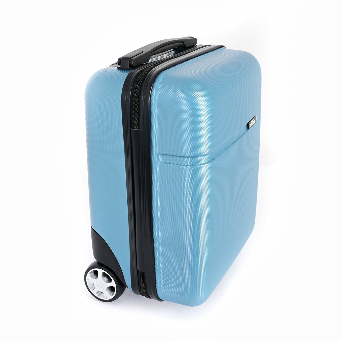 Valiză de mână Bontour 40x30x20cm, bagaj de mână WIZZ AIR, iceblue