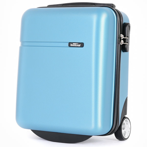 Valiză de mână Bontour 40x30x20cm, bagaj de mână WIZZ AIR, iceblue