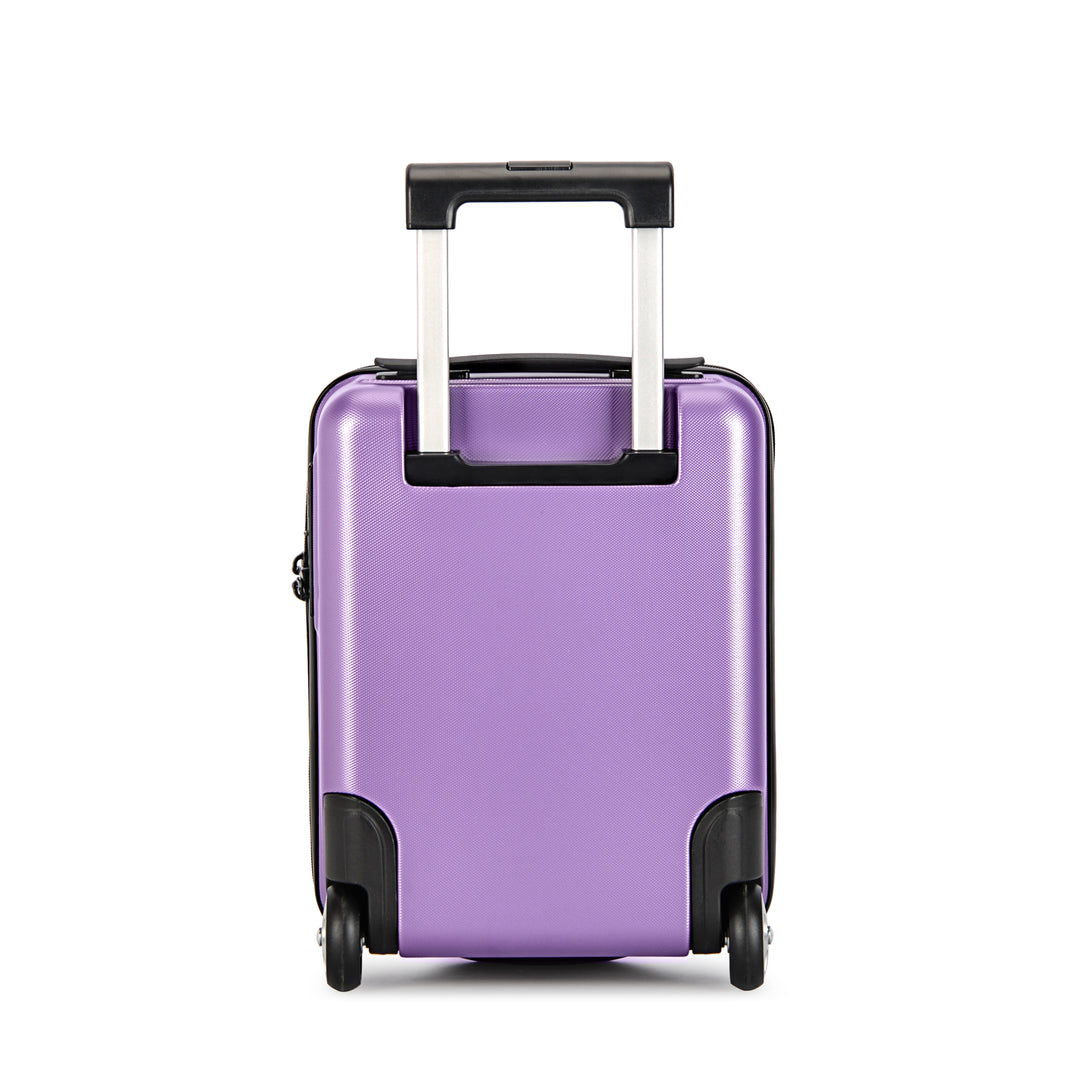 Valiză de mână Bontour 40x30x20cm, bagaj de mână WIZZ AIR, lavanda