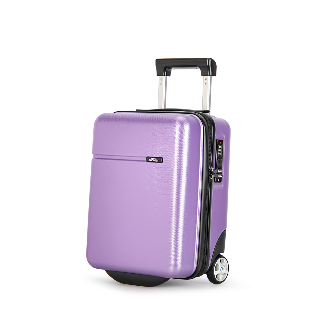 Valiză de mână Bontour 40x30x20cm, bagaj de mână WIZZ AIR, lavanda