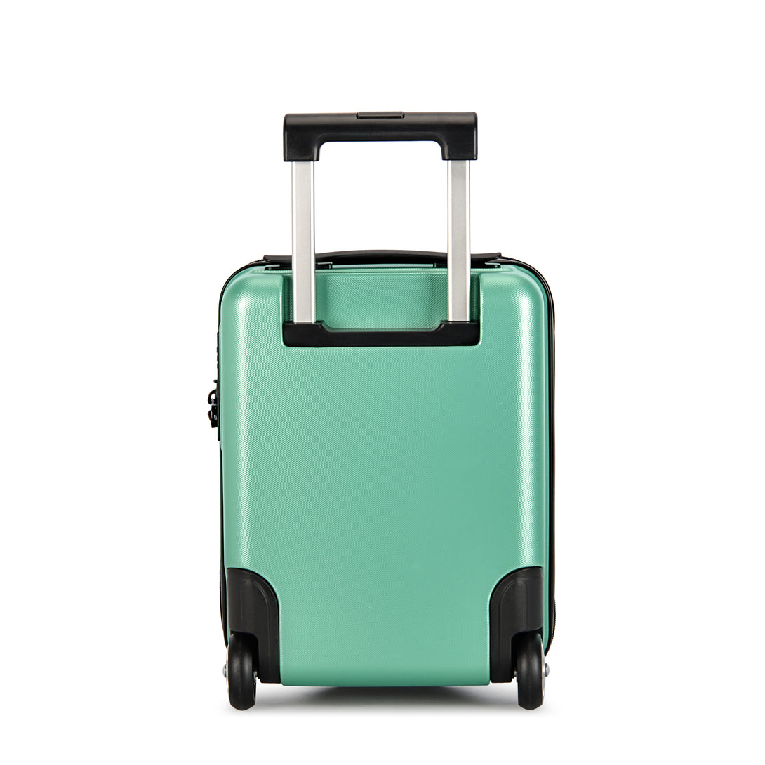 Valiză de mână Bontour 40x30x20cm, bagaj de mână WIZZ AIR,powdergreen