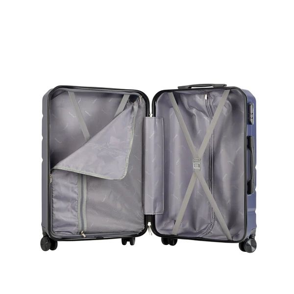 Valiză mare cu două roți BONTOUR „SPINNER”, albastră