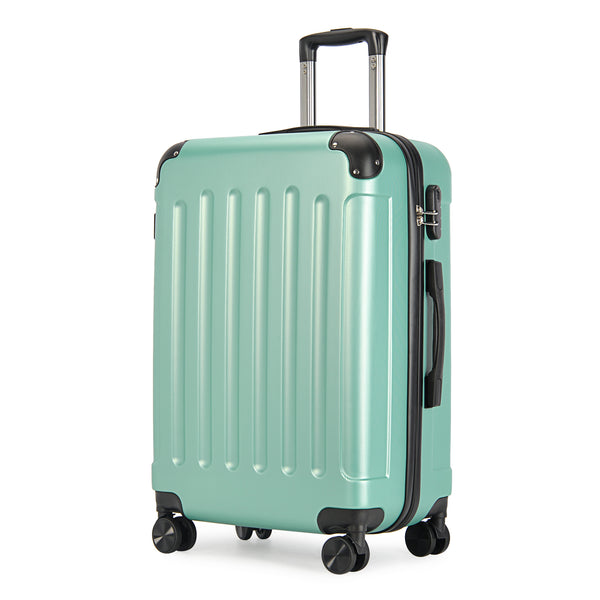 Valiză medie BONTOUR VERTICAL cu 4 roți 67x44x27cm, mărime M, verde