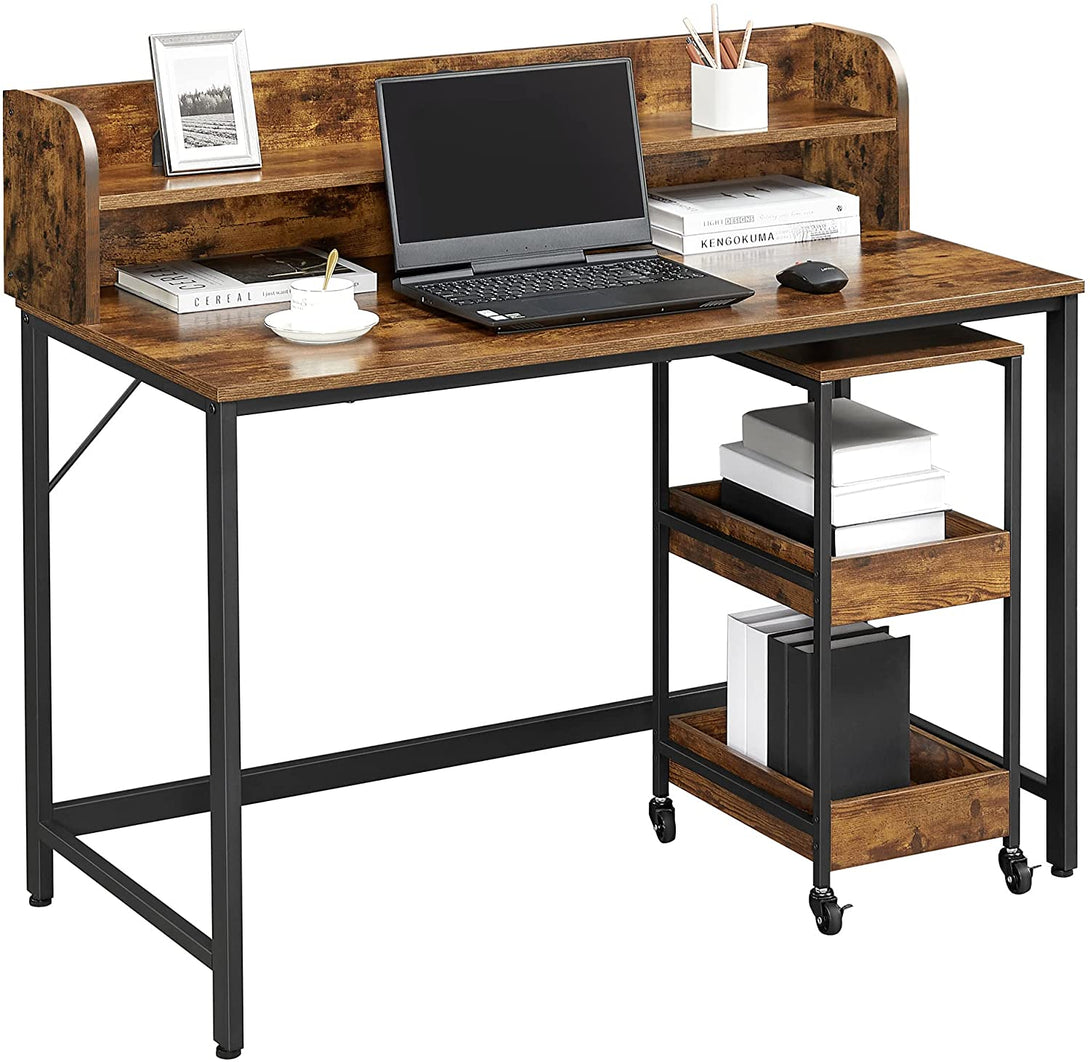 birou computer cu depozitare pe 3 nivele 118 x 60 x 100 cm