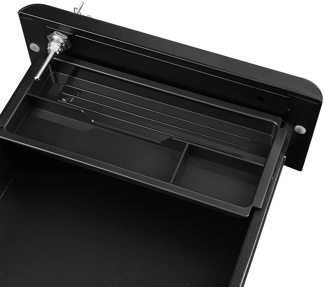 container mobil, încuiat Dulap de dosar30 x 59,2 x 46 cm, negru