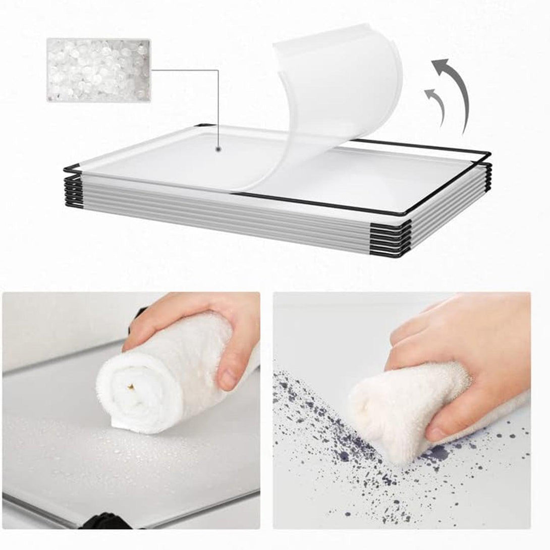 cutii de depozitare , panouri din plastic , cadru de metal , alb