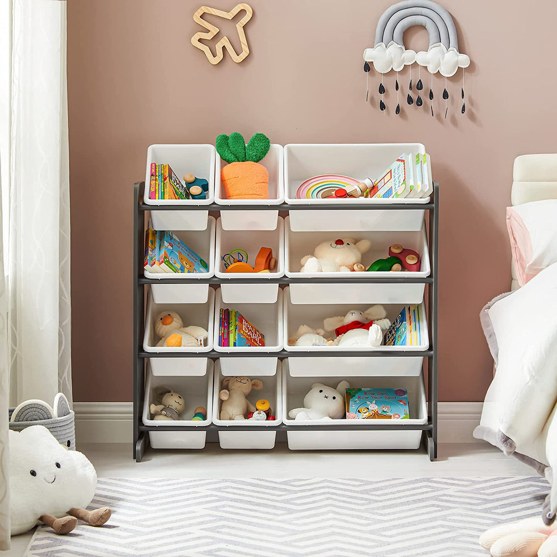 organizator pentru depozitare jucării pentru copii, 86 x 26,5 x 78 cm