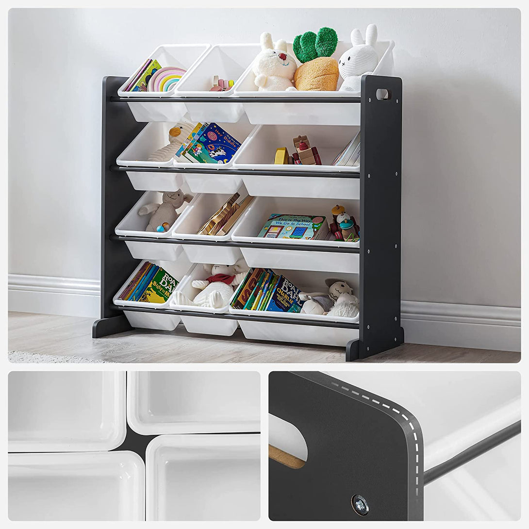 organizator pentru depozitare jucării pentru copii, 86 x 26,5 x 78 cm