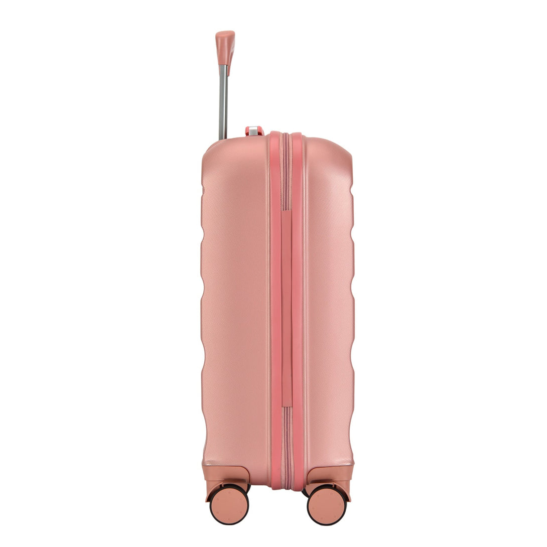 BONTOUR "Horizontal" Troller de Cabină cu 4 Roți 55x39x20cm Rose Gold