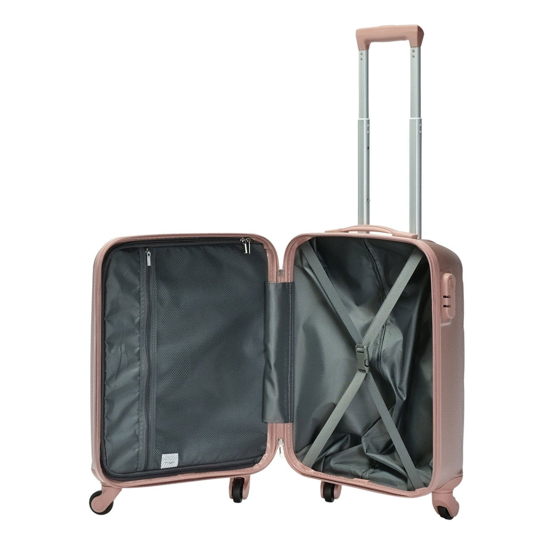 BONTOUR "Horizontal" Troller de Cabină cu 4 Roți 55x39x20cm Rose Gold