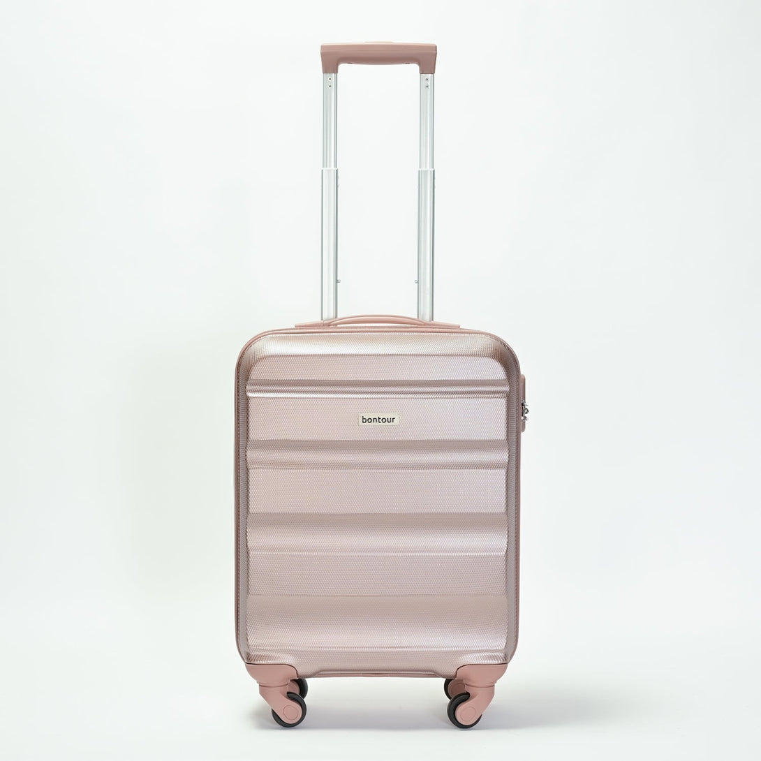 BONTOUR "Horizontal" Troller de Cabină cu 4 Roți 55x39x20cm Rose Gold