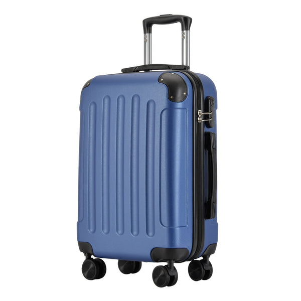 BONTOUR VERTICAL 4 Roți Cabină Valisă 55x40x20cm Albastru