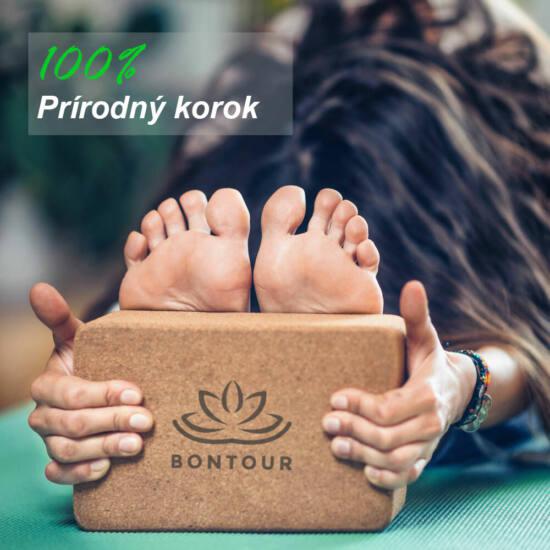 Bloc de Yoga Bontour BALANCE Cork Standard 22,5x7,5x13,5cm