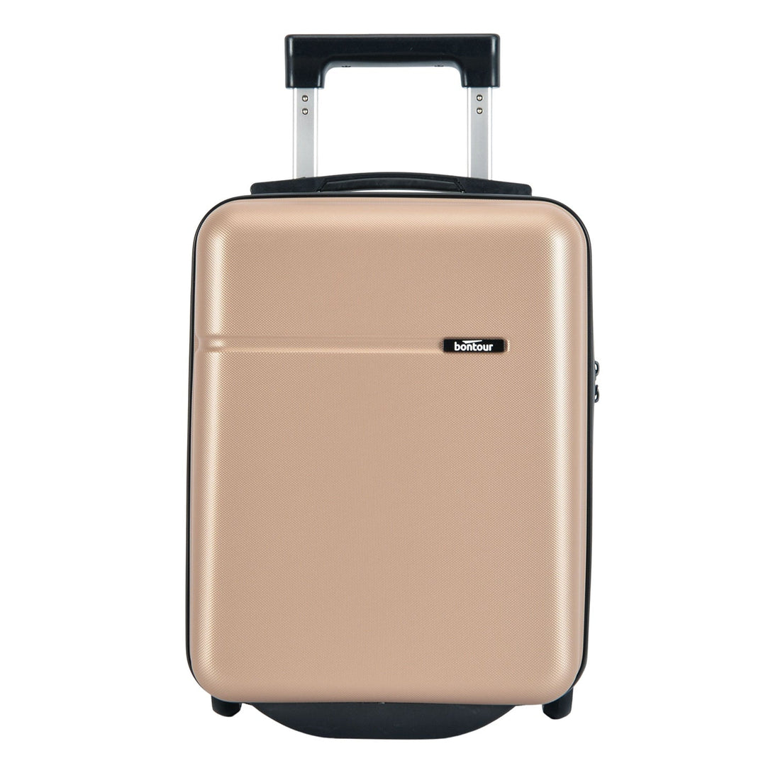 Șampanie (40x30x20 cm) care poate fi transportată gratuit pe zborurile WIZZAIR în valiză de cabină BONTOUR CabinOne