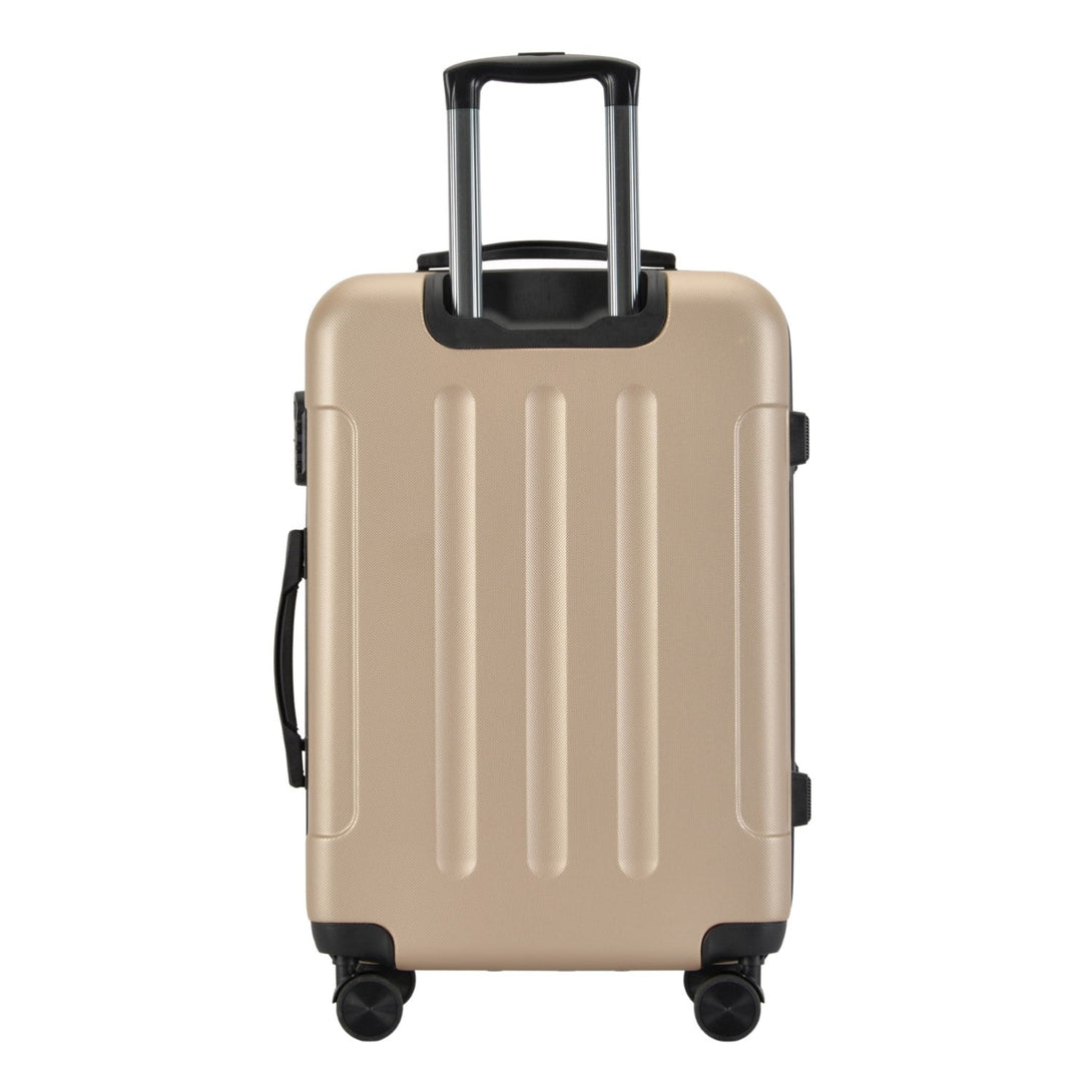 Set de bagaje BONTOUR "VERTICAL" cu 4 roți Culoare șampanie