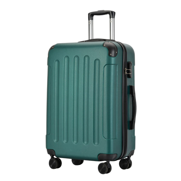 Valiză medie BONTOUR VERTICAL 4 roți 67x44x27cm., mărime M, verde